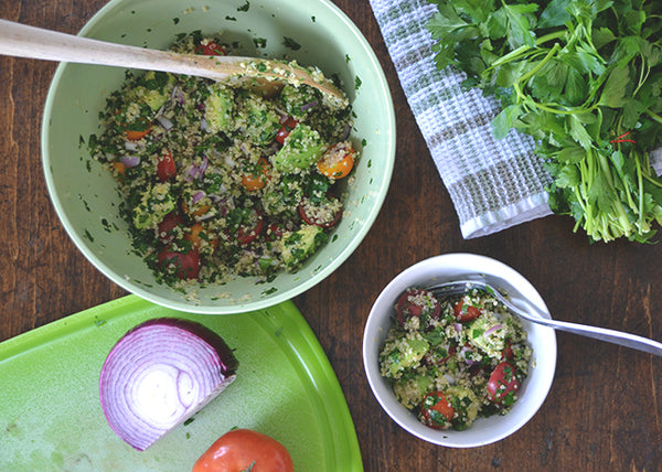 Vegan Quinoa + Avocado Salad