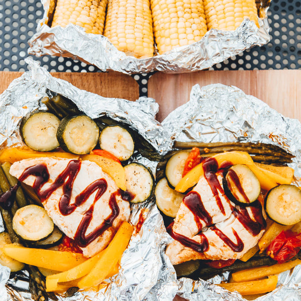 Oven BBQ Foil Packs