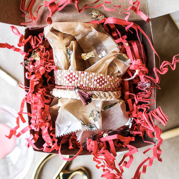 DIY Valentine's Day Wrapping Paper