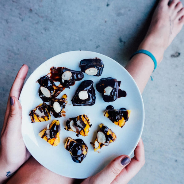 Chocolate Pineapple Bites Dessert