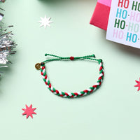 Under the Mistletoe Braided Bracelet Gallery Thumbnail