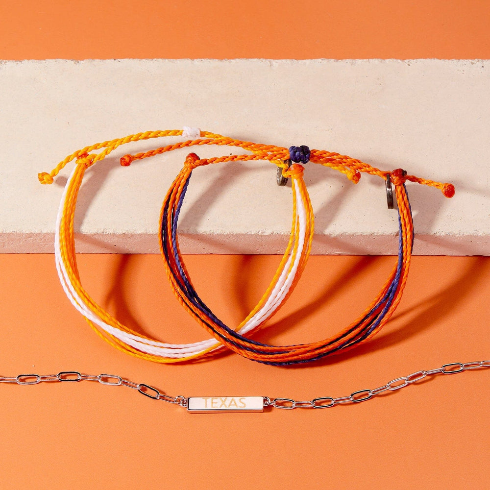 Blue & Orange Bracelet 7