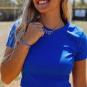 Blue & White Bracelet