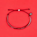 Maroon & White Bracelet