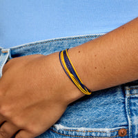 Navy & Yellow Bracelet Gallery Thumbnail