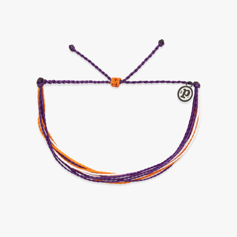 Orange, Purple & White Bracelet 1