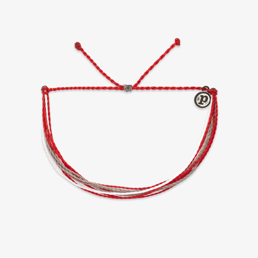 Red, White & Grey Bracelet 1