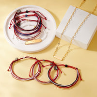 Red & Navy Bracelet Gallery Thumbnail