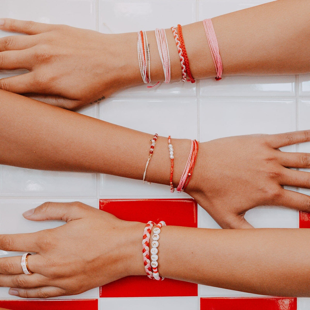 Love You More Mini Braided Bracelet