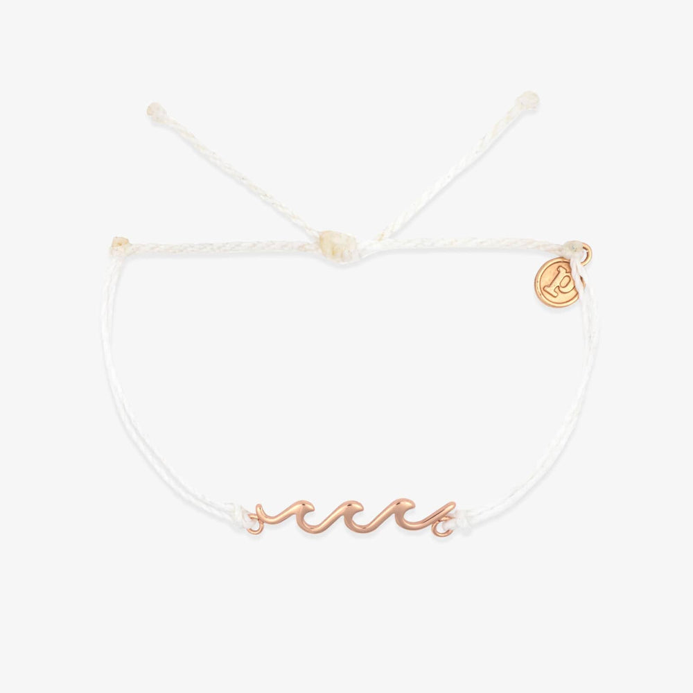 Rose Gold Delicate Wave Bracelet 3