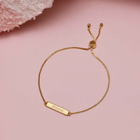 Engravable Double-Sided Bar Bracelet Gallery Thumbnail