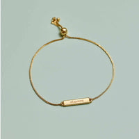 Engravable Double-Sided Bar Bracelet Gallery Thumbnail