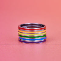 Rainbow Ring Stack Gallery Thumbnail