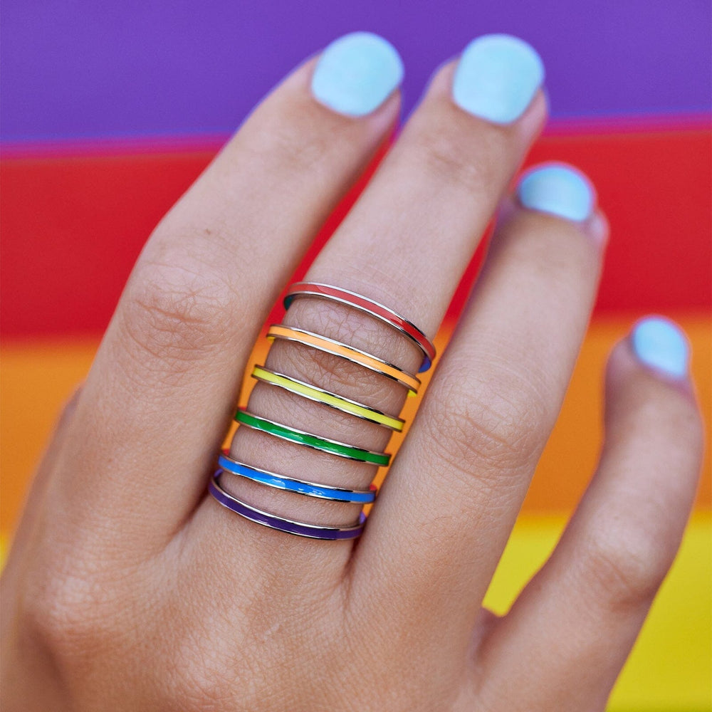 Rainbow Ring Stack 3