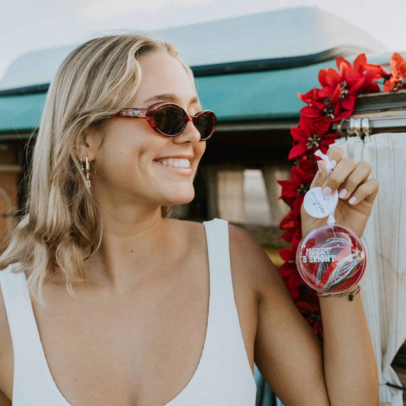 Pura Vida Christmas Ornament