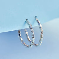 Diamond Cut Hoop Earrings Gallery Thumbnail