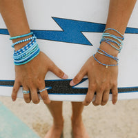 Out to Sea Vinyl Stretch Bracelet Set of 8 Gallery Thumbnail