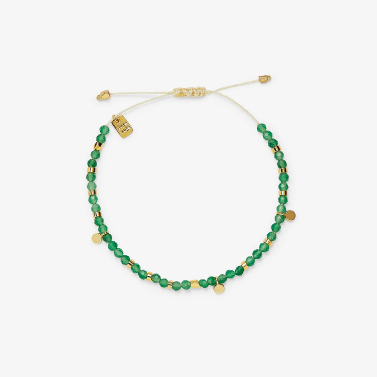 Jade Beaded String Bracelet