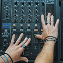 Men's Mixed Seed Bead Cord Bracelet