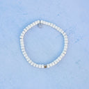 Men's Coated Hematite Stretch Bracelet