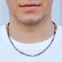 Men's Stone Bead Necklace Gallery Thumbnail