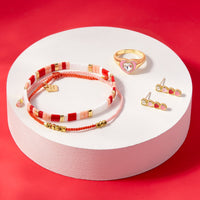 Cuteness Tile Bead Stretch Bracelet Gallery Thumbnail