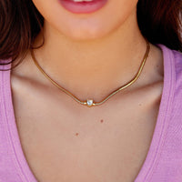 Rhinestone Heart Choker Gallery Thumbnail