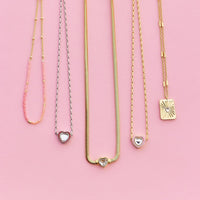 Rhinestone Heart Choker Gallery Thumbnail