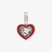 Harper Stone & Enamel Heart Charm