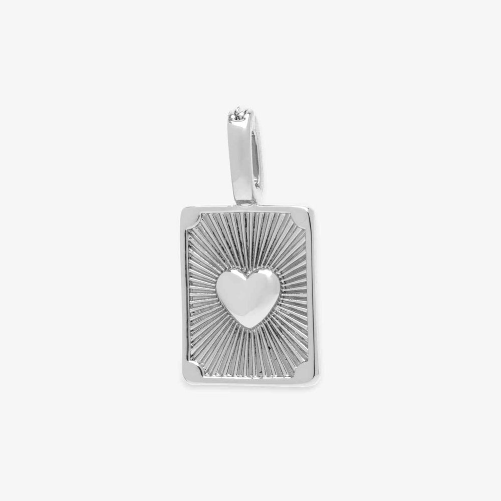 Harper Textured Heart Charm 11