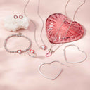 Harper Enamel BFF Heart Charm Set