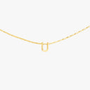 Snake Chain Alphabet Necklace