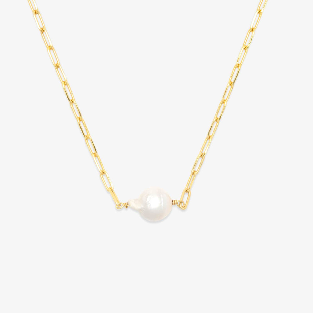 Pearl Paperclip Choker 1