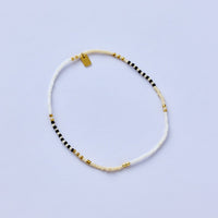 Monochrome Stretch Anklet Gallery Thumbnail
