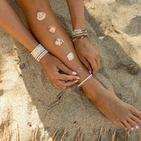 Monochrome Stretch Anklet Gallery Thumbnail