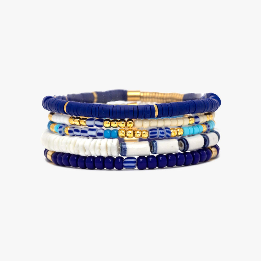 Surfrider Stretch Bracelet Set of 5 1