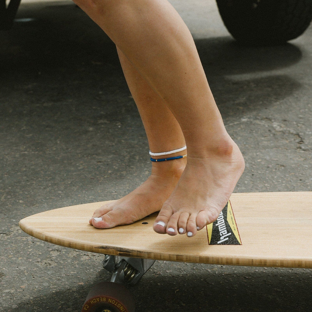 Surfrider Gold Stretch Anklet 8