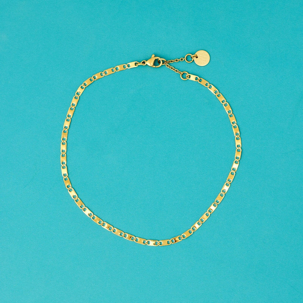 Surfrider Mirror Chain Anklet 4