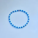 Blue Wave Seascape Stretch Anklet