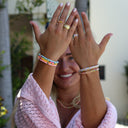 Sarita Mixed Seed Bead Stretch Ring