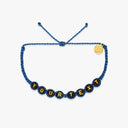 Black Alphabet Bead Bracelet