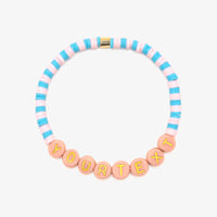 Cotton Candy Vinyl Disc Stretch Bracelet Gallery Thumbnail