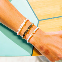 Cotton Candy Vinyl Disc Stretch Bracelet Gallery Thumbnail