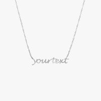 Script Letter Necklace