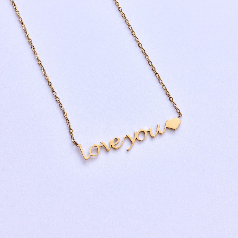 Script Letter Necklace 5