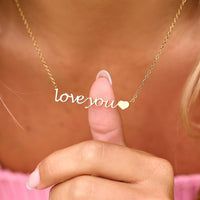 Script Letter Necklace Gallery Thumbnail