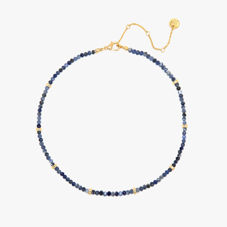 Surfrider Sea Stone Bead Choker