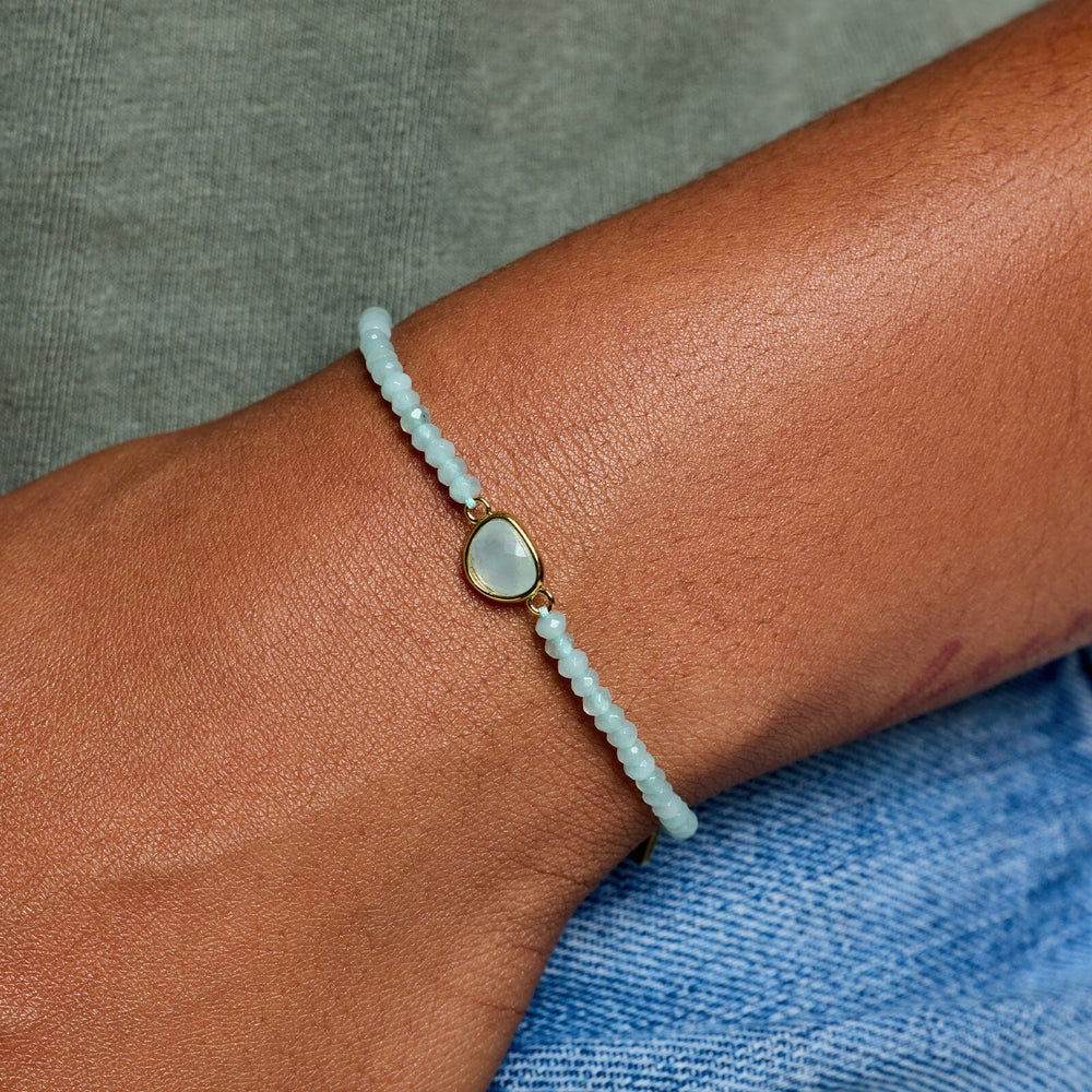 Dainty Surfrider Gemstone Bracelet 2