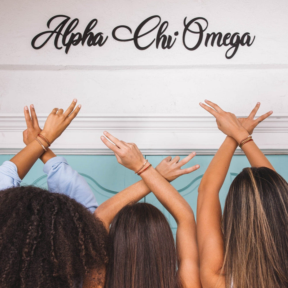 Alpha Chi Omega Stretch Bracelet 3