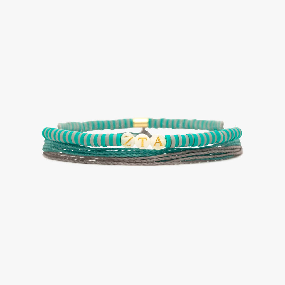 Zeta Tau Alpha Bracelet Set of 2 1